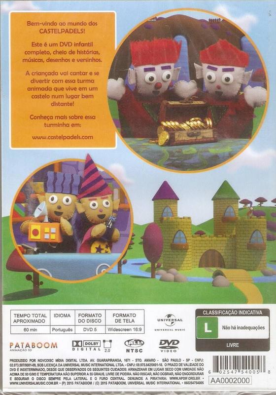 Dvd Castelpadels - Musicas Com Letras - UNIVERSAL MUSIC - Música e